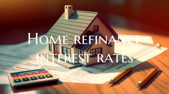 Home refinance interest rate...