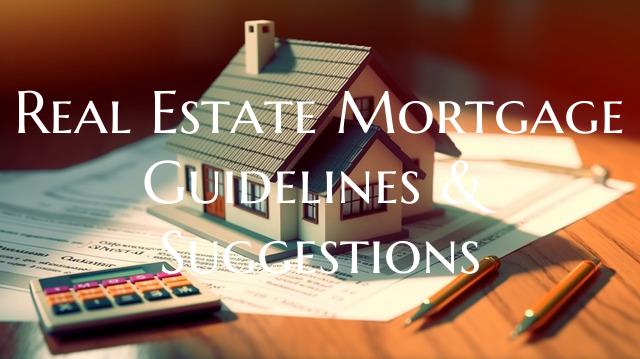 Real Estate Mortgage Guideli...