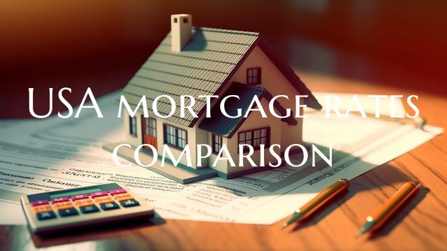 USA mortgage rates compariso...